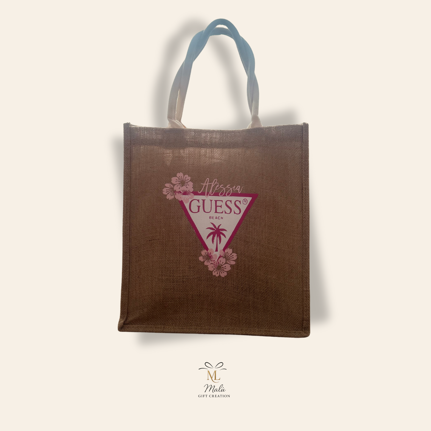 Personalisierte Jute- Taschen