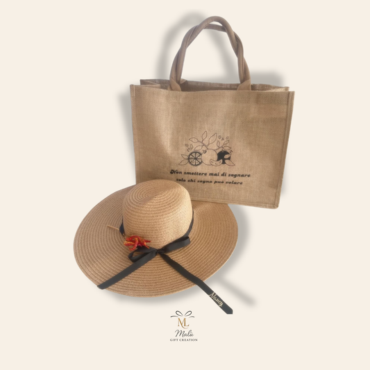 Personalisierte Jute- Taschen