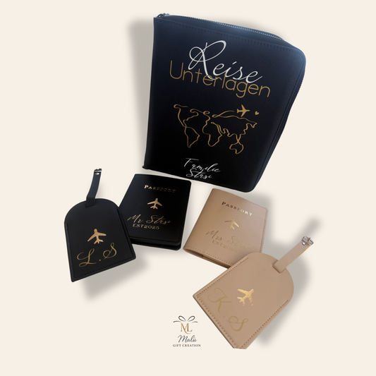 Personalisierte Passhülle mit Name - Dein stillvoller Reisebegleiter