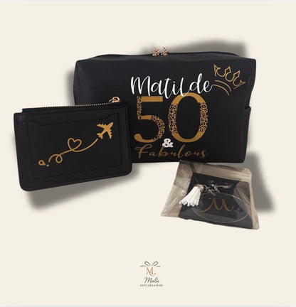 Personalisiertes Necessaire – Mit Name & Initiale