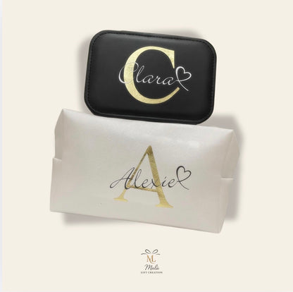 Personalisiertes Necessaire – Mit Name & Initiale