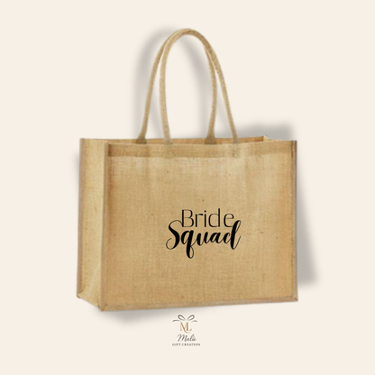 Team Bride Jute - Tasche