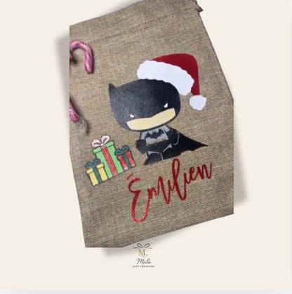 Personalisiertes Jutesäckli mit Name – Geschenkbeutel individuell