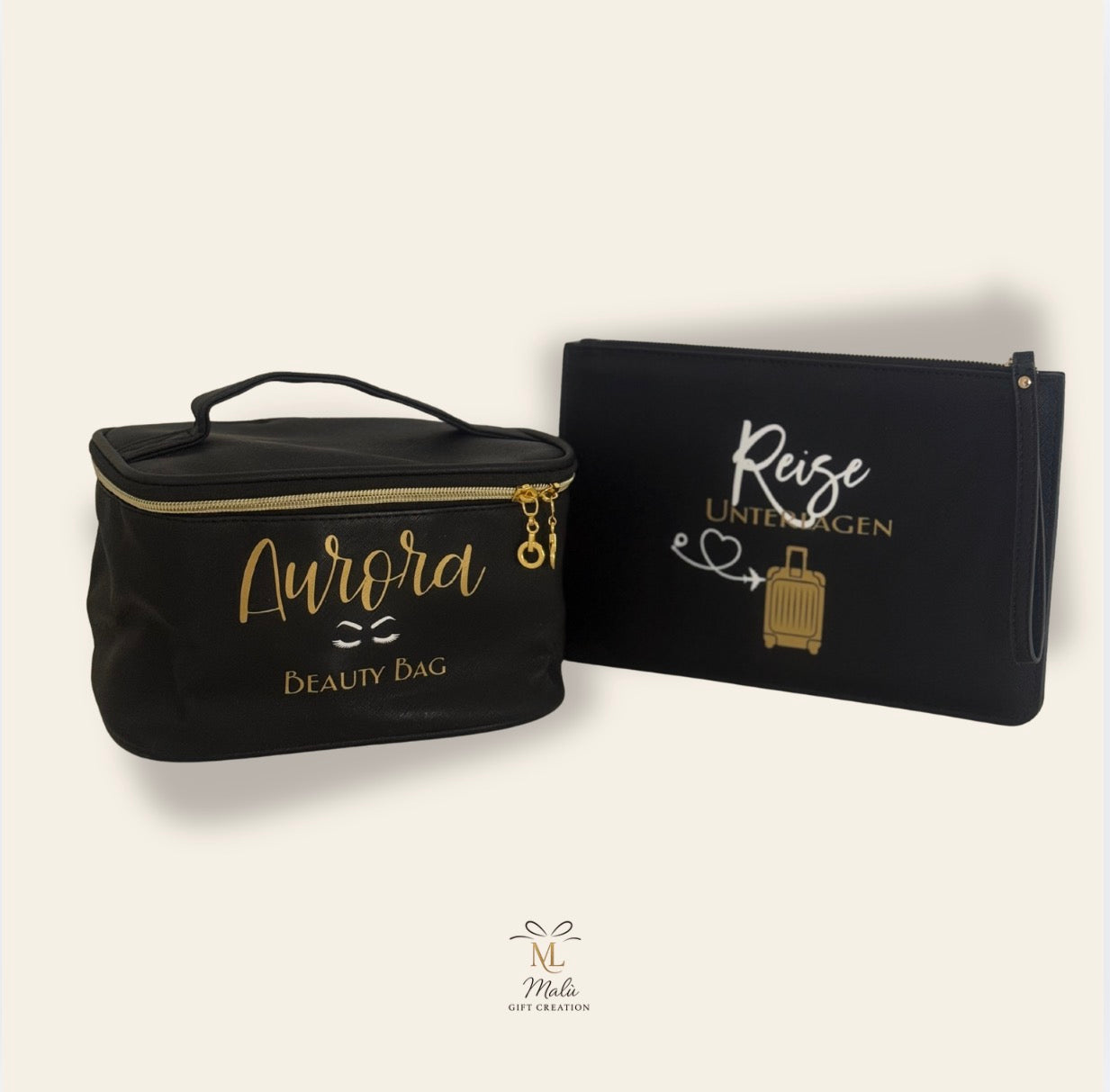 Personalisiertes Necessaire – Mit Name & Initiale