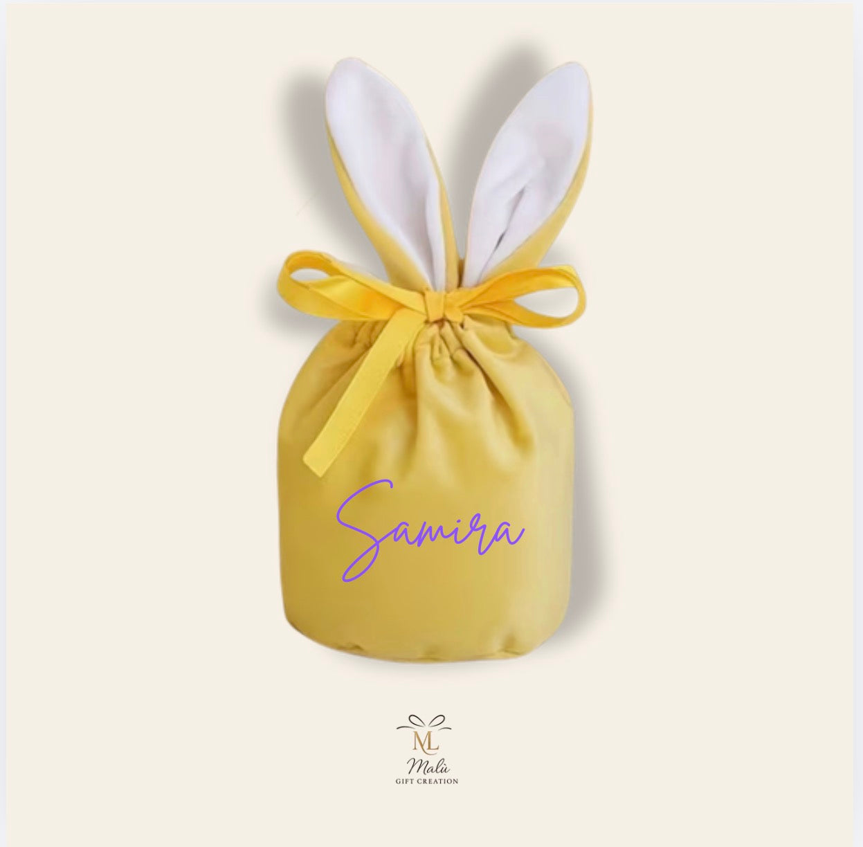 Personalisiertes Oster-Säckli aus Samt
