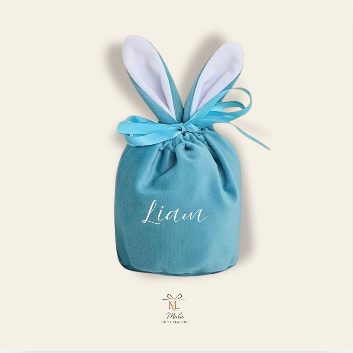 Personalisiertes Oster-Säckli aus Samt