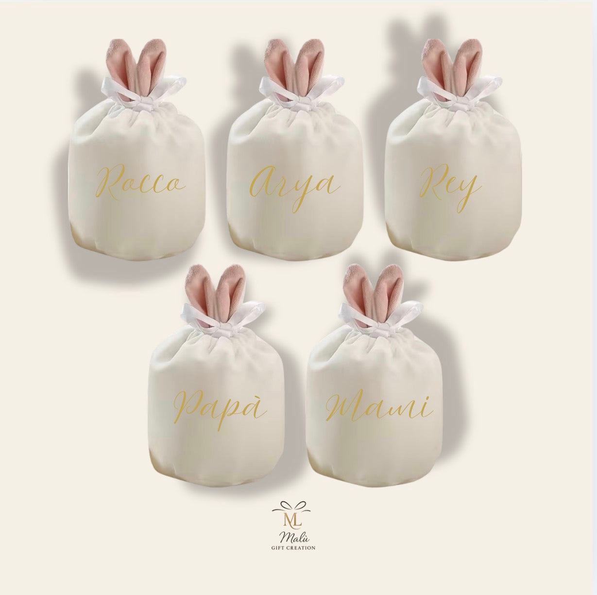 Personalisiertes Oster-Säckli aus Samt