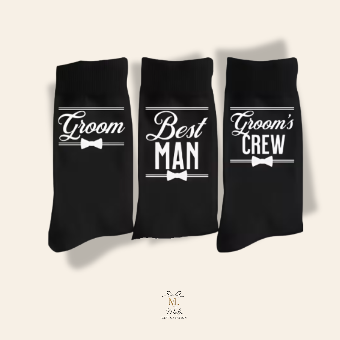 Personalisierte Groom Socken