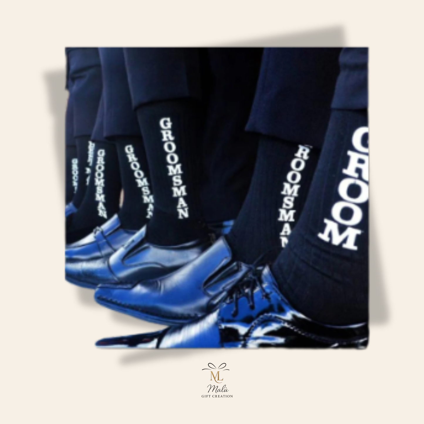 Personalisierte Groom Socken