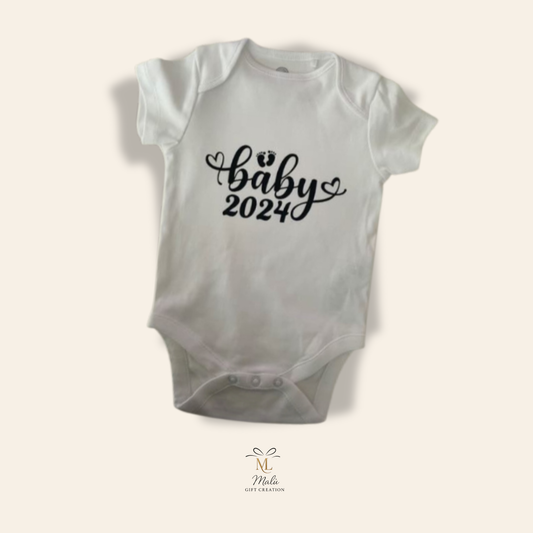 Personalisierter Babybody mit Name
