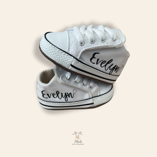 Personalisierte Babyschuhe mit Name